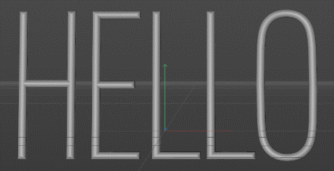 立體場(chǎng)景設(shè)計(jì)圖：C4D文字建模