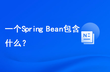 一個Spring Bean包含什么？