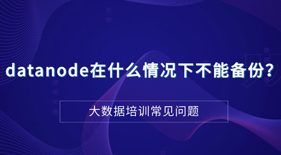 DataNode在什么情況下不會(huì)備份